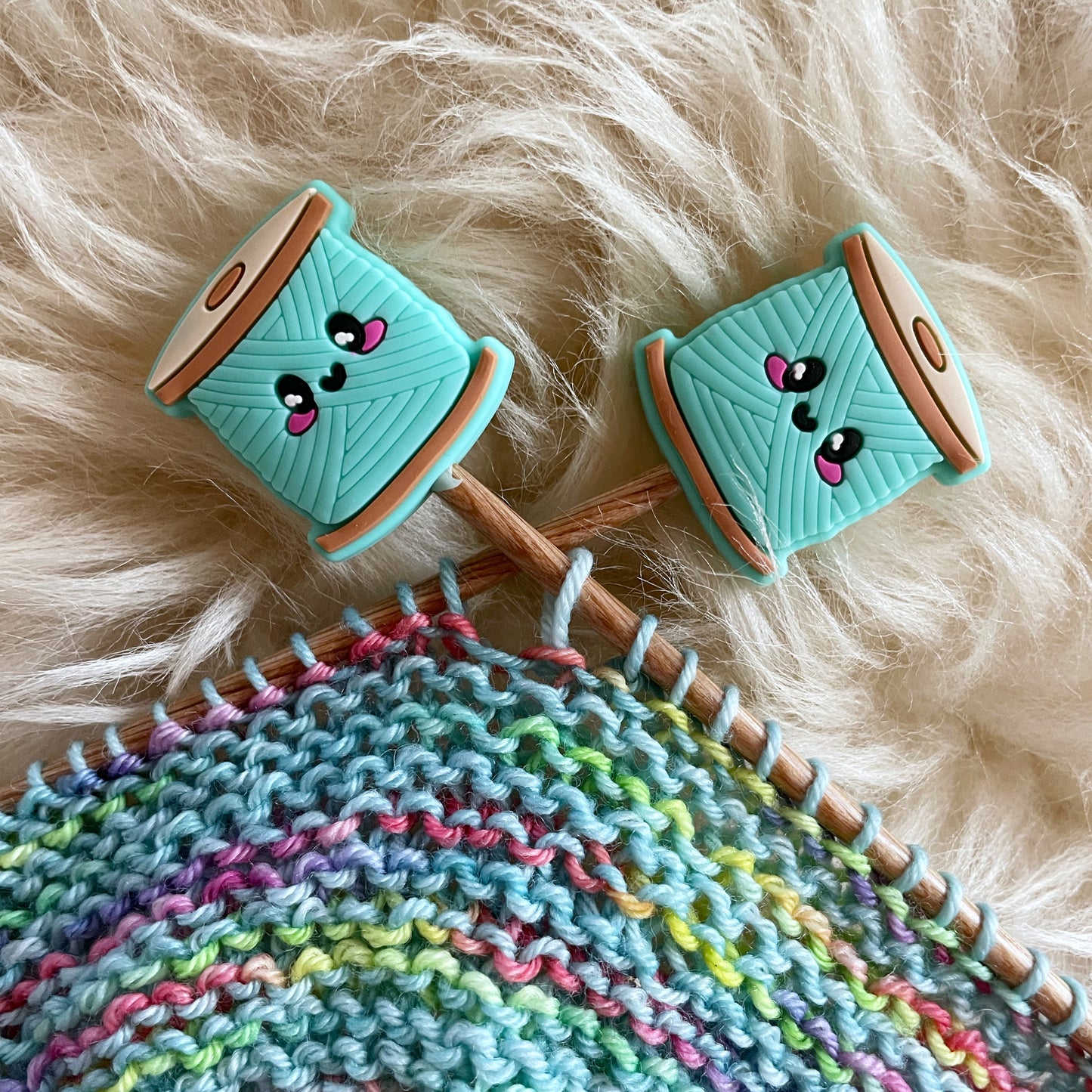 Yarn Spool Stitch Stoppers