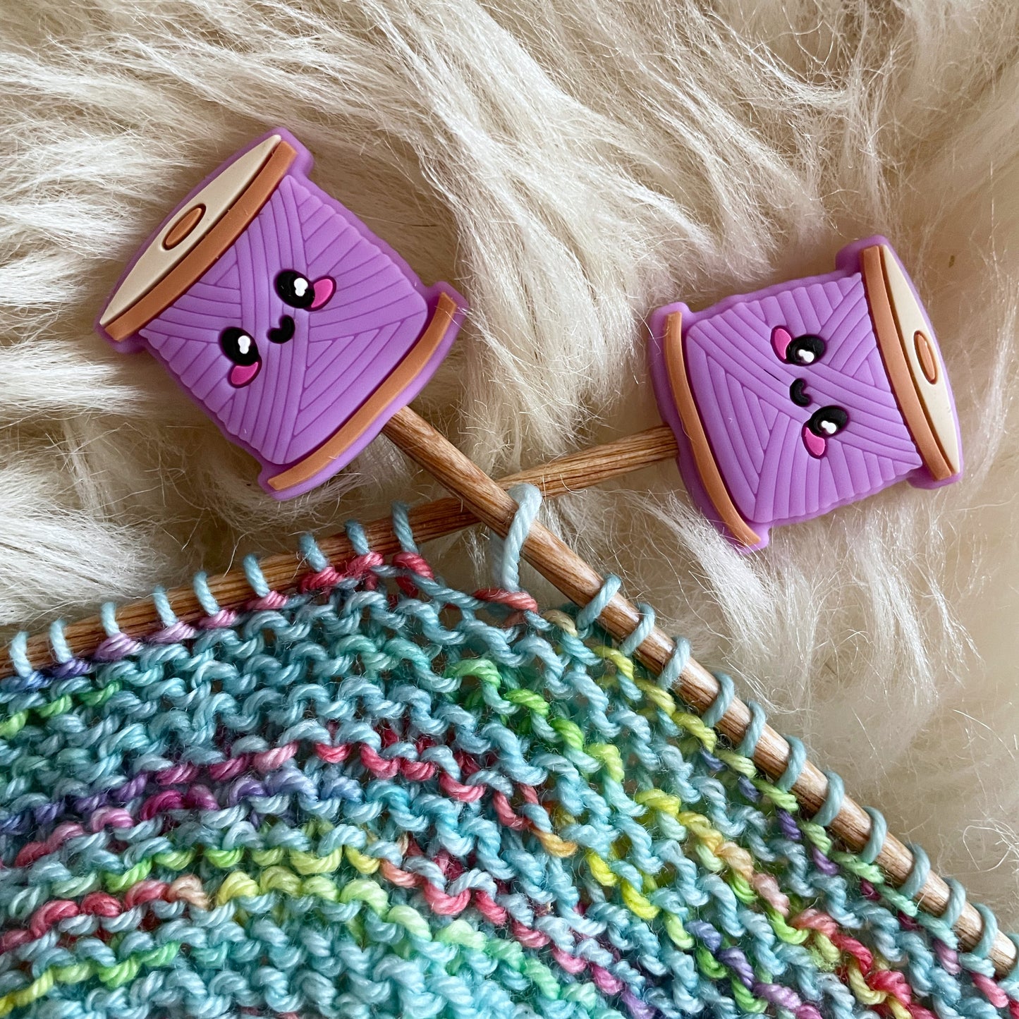 Yarn Spool Stitch Stoppers
