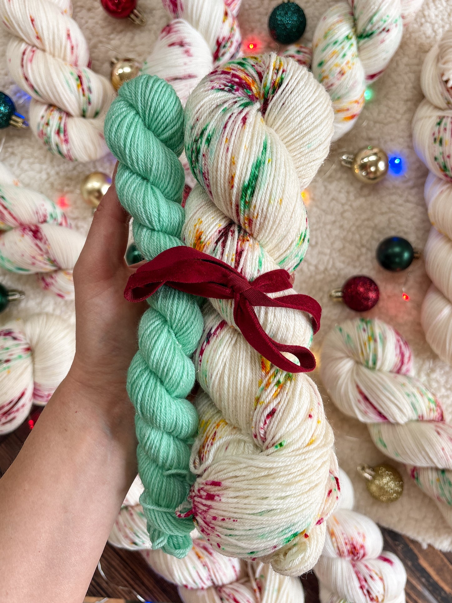 Ribbon Candy Sock Set