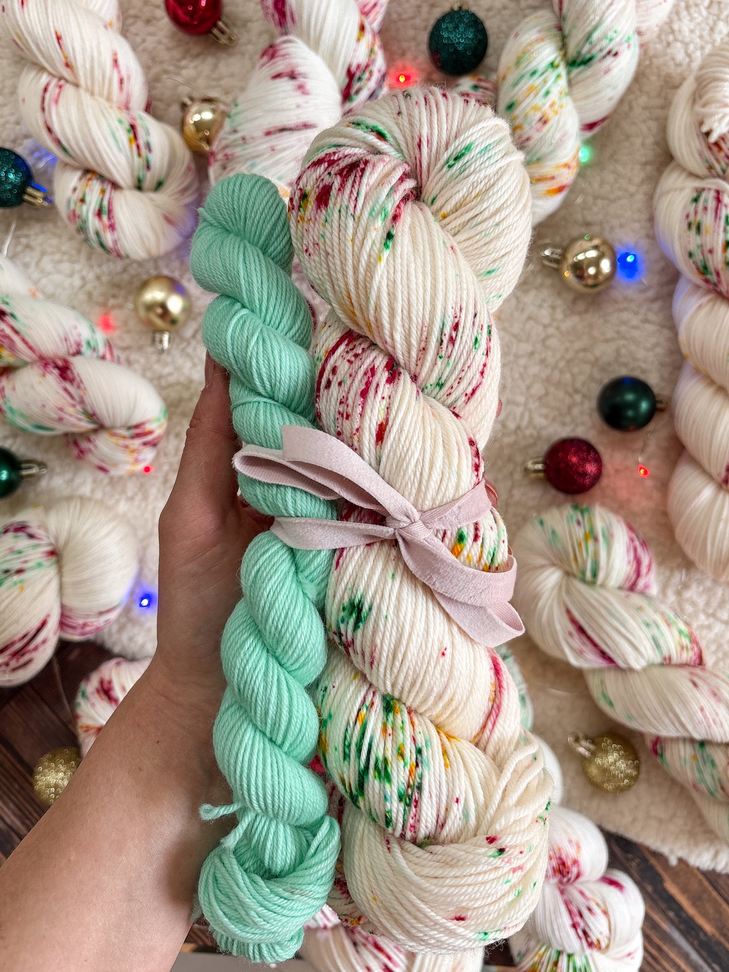 Ribbon Candy Sock Set