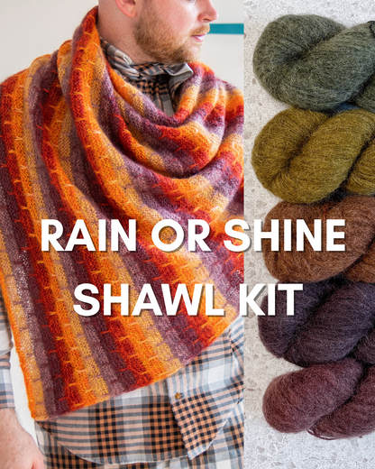 Rain or Shine Shawl Kit
