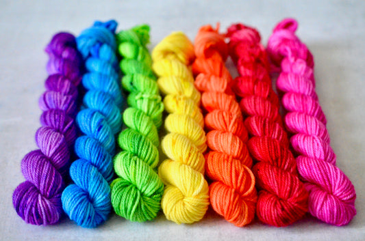 Rainbow Brights Mini Skein Set [bounce dk]