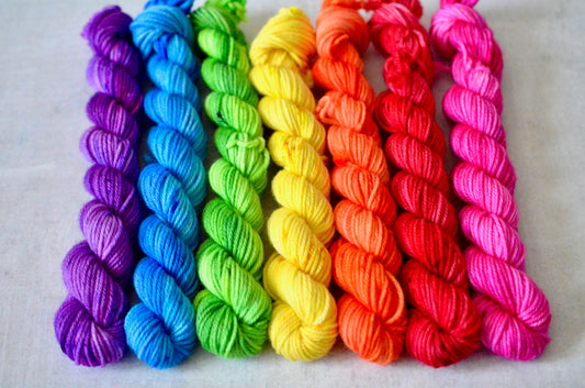 Rainbow Brights Mini Skein Set [bounce dk]