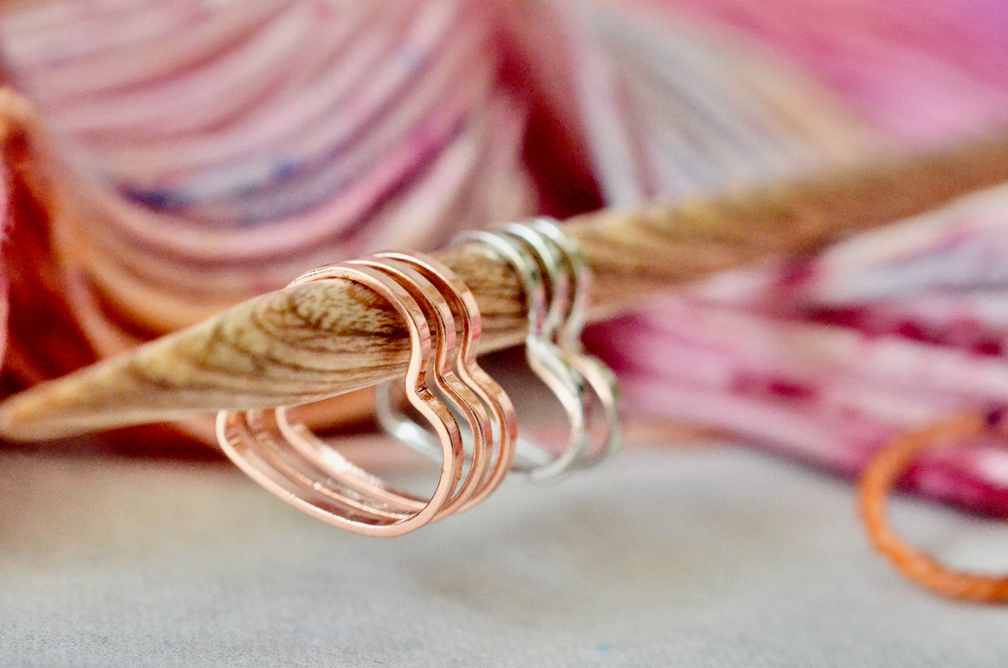 Heart Stitch Marker Set