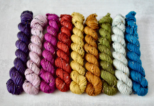 Fall 2020 Semisolids Mini Skeins [tweed sock]