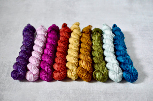 Fall 2020 Semisolids Mini Skeins [bounce sock]