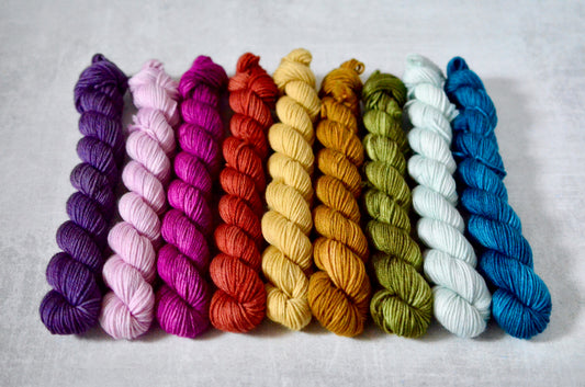 Fall 2020 Semisolids Mini Skeins [bounce sock]